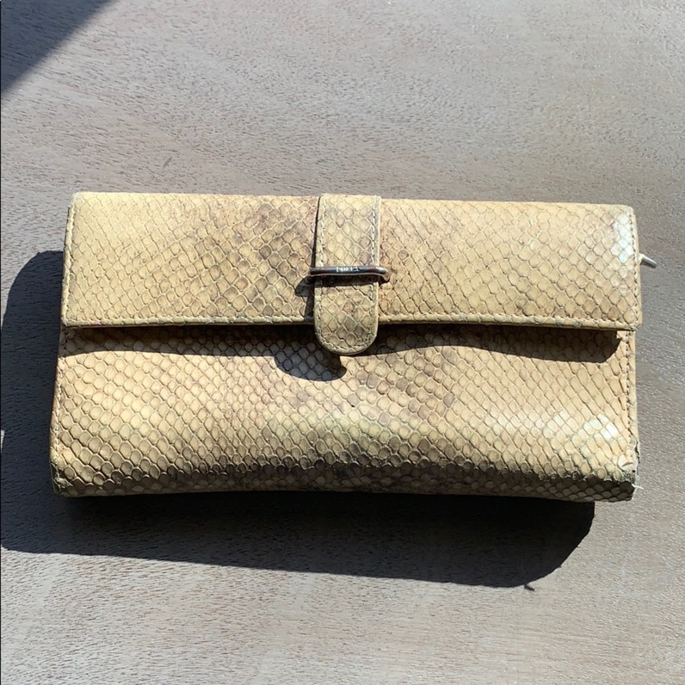 Authentic women’s Furla genuine leather wallet